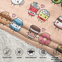 Load image into Gallery viewer, Perfect Match Kawaii Blanket Hoodie
