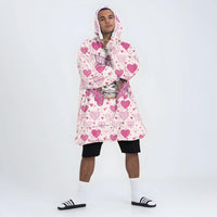Load image into Gallery viewer, Valentine Western Blanket Hoodie
