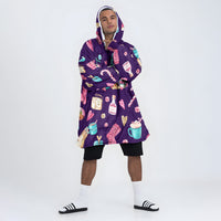 Load image into Gallery viewer, Coffee Cups Blanket Hoodie
