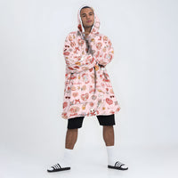 Load image into Gallery viewer, Valentine Groovy Blanket Hoodie
