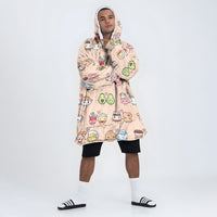 Load image into Gallery viewer, Perfect Match Kawaii Blanket Hoodie
