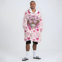 Load image into Gallery viewer, Valentine Western Blanket Hoodie
