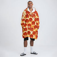 Load image into Gallery viewer, Round Taco Blanket Hoodie
