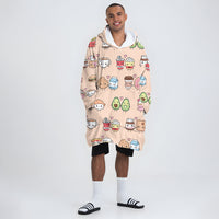 Load image into Gallery viewer, Perfect Match Kawaii Blanket Hoodie
