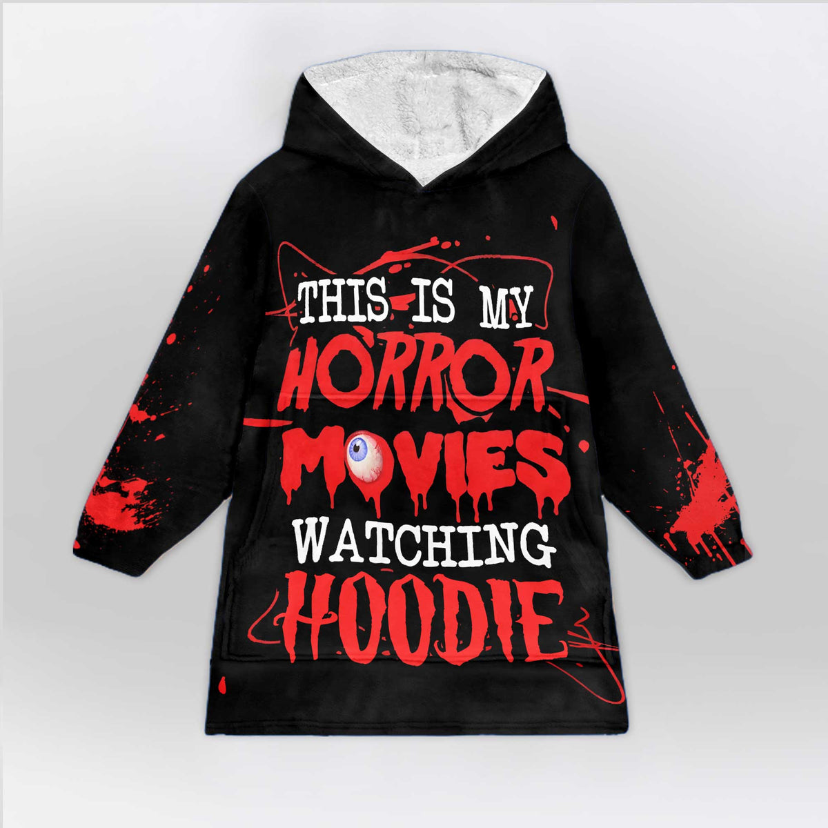 This Is My Horror Movies Watching Blanket Hoodie