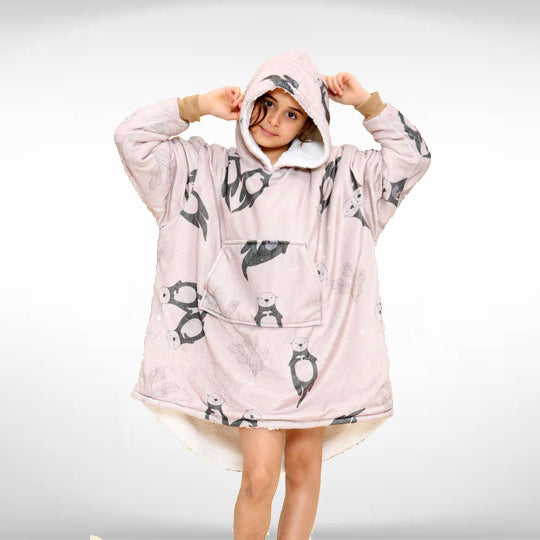 Kids Otter Blanket Hoodie