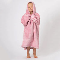 Load image into Gallery viewer, Kids Dusky Pink Blanket Hoodie
