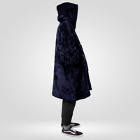 Load image into Gallery viewer, Alaskan Flag, Alaska Pride Northern Lights Blanket Hoodie
