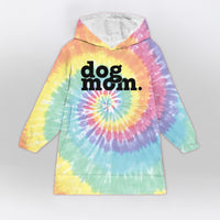 Load image into Gallery viewer, Eternity Tie Dye - Dog Mom Wearable Blanket
