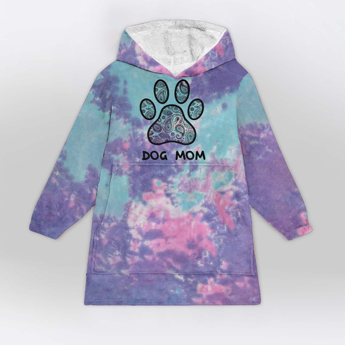 Candy Tie Dye - Dog Mom Wearable Blanket