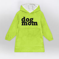 Load image into Gallery viewer, Dog Mom Black Print - Dog Mom Wearable Blanket
