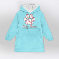 Load image into Gallery viewer, Lagoon Cherry Blossom - Dog Mom Wearable Blanket
