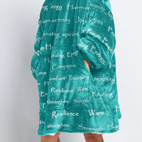 Load image into Gallery viewer, Healing Warm Hugs Caring Gift Blanket Hoodie
