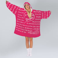Load image into Gallery viewer, To My Daughter Blanket Hoodie
