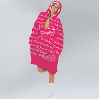 Load image into Gallery viewer, To My Daughter Blanket Hoodie
