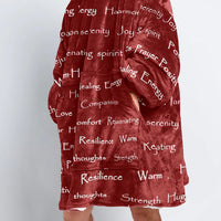 Load image into Gallery viewer, Healing Warm Hugs Caring Gift Blanket Hoodie
