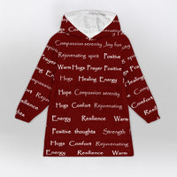 Load image into Gallery viewer, Healing Warm Hugs Caring Gift Blanket Hoodie

