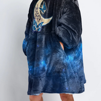 Load image into Gallery viewer, I Love You to the Moon and Back - Gifts for Daughter, Daughter Blanket Hoodie from Mom
